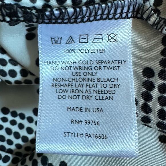 Painted Threads Open Front Kimono Coverup Summer Cream Black Tribal USA Poly - Picture 7 of 10